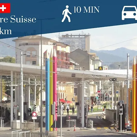 Appartamento Homey Blue - Petit Studio - Proche Tram - Proche Frontiere - Wifi - Confortable *